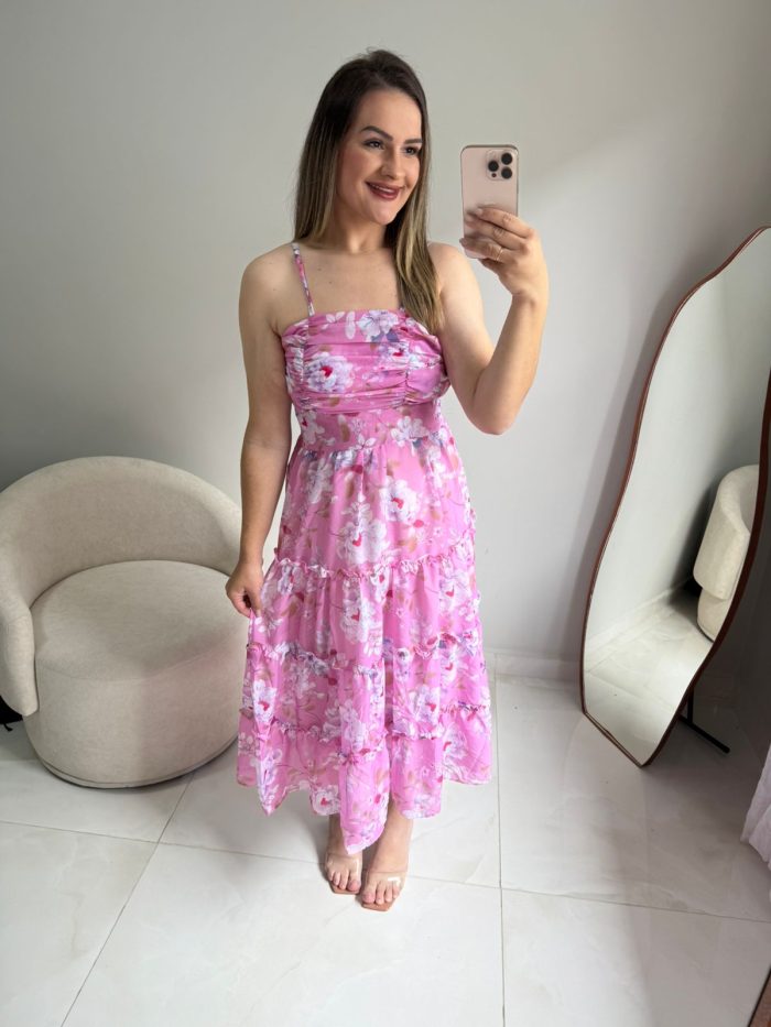 vestido longo floral 000175 vestido longo floral 000175