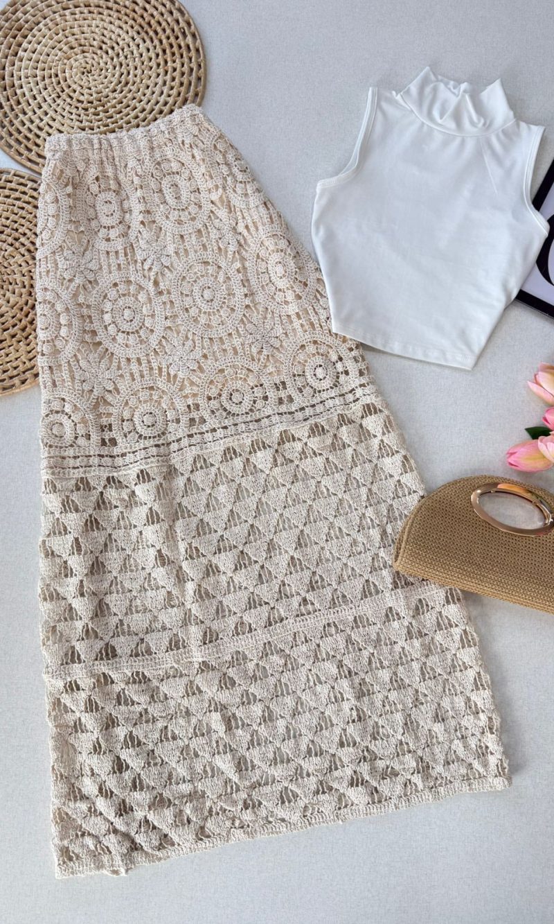 saia longa midi tricot 000368