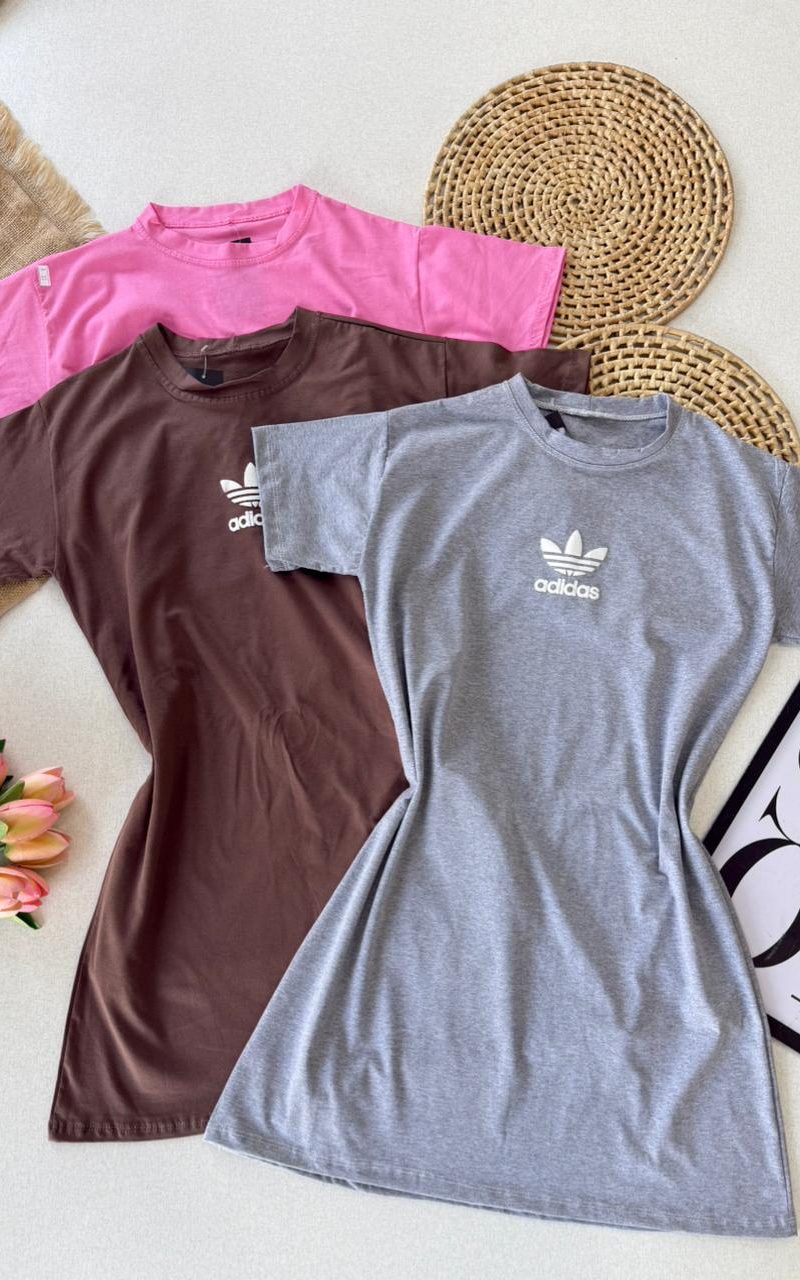 vestido camisão adidas 000179