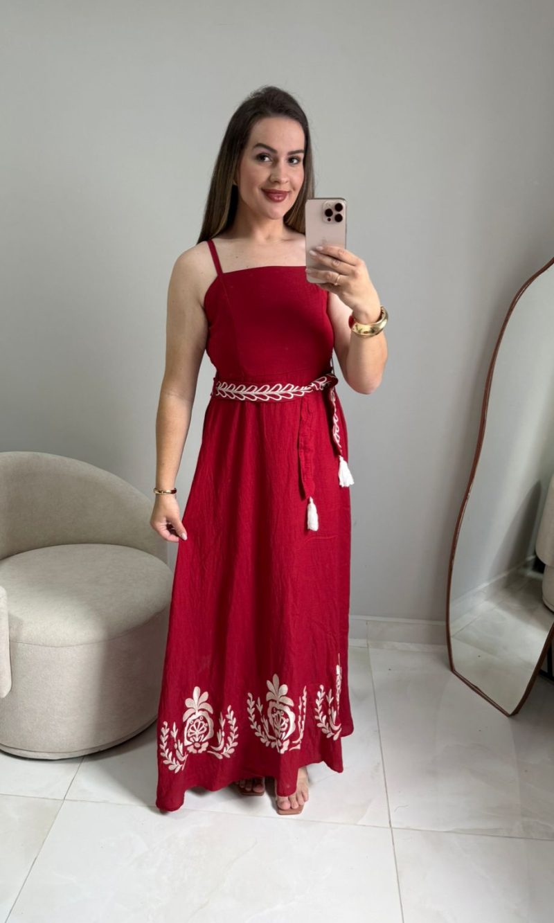 vestido longo bordado ellen 000175