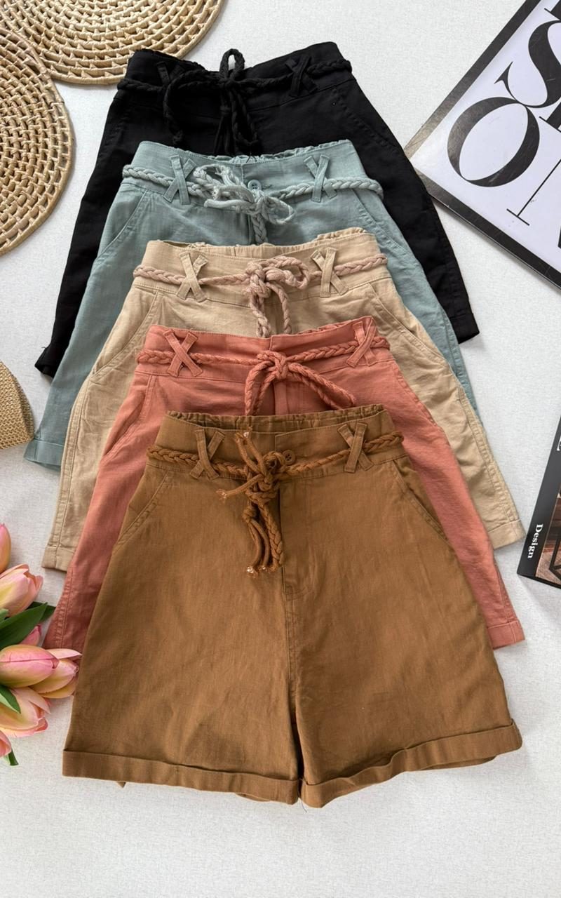 shorts em linho 000157