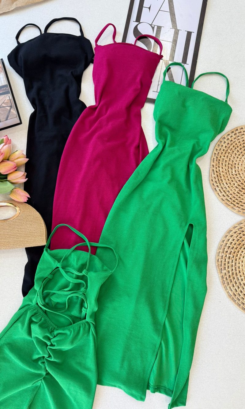 vestido canelado midi 000143 vestido canelado midi 000143