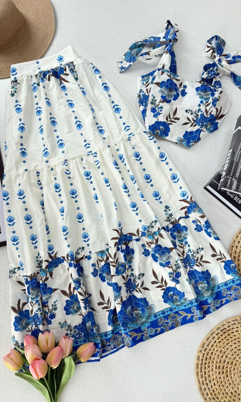 conjunto cropped e saia carmélia 000259