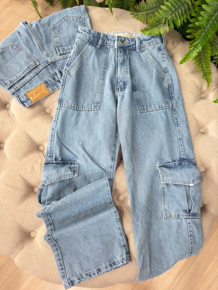 calça wid leg cargo slim 000268