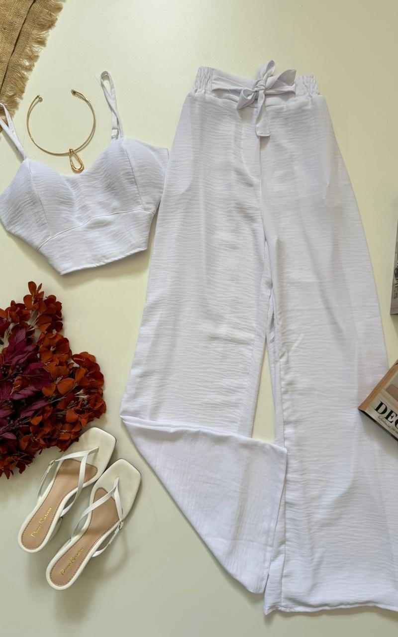 conjunto calça pantalona e cropped 000203