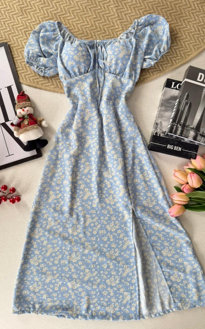 vestido camponesa taissa azul 000206