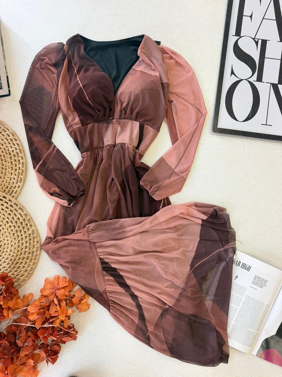 vestido vittoria tule 000503