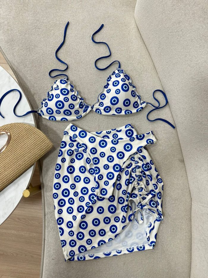 conjunto biquíni 3 peças 000203