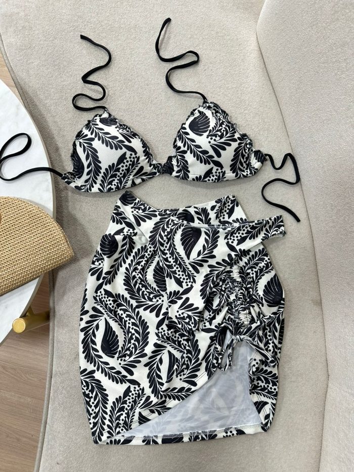 conjunto biquíni 3 peças 000203 conjunto biquíni 3 peças 000203