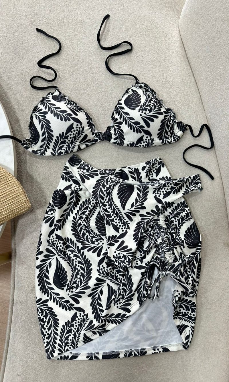 conjunto biquíni 3 peças 000203