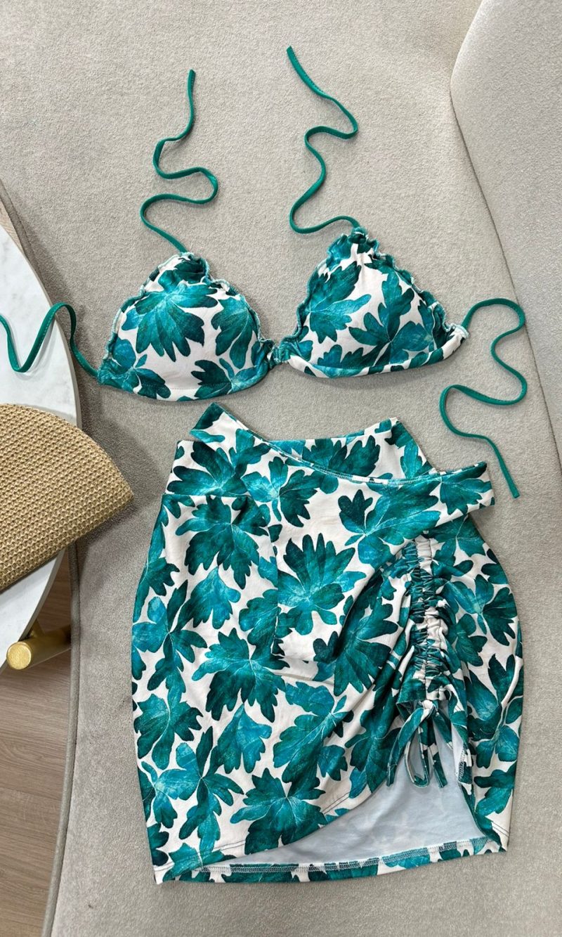 conjunto biquíni 3 peças 000203