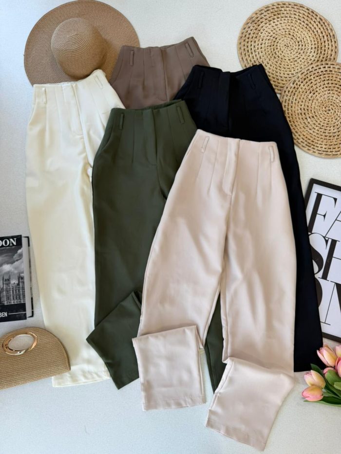 calça alfaiataria femme 000673