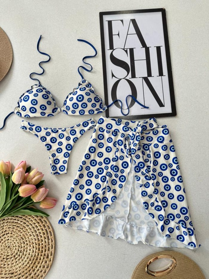 conjunto biquíni 3 peças 000203