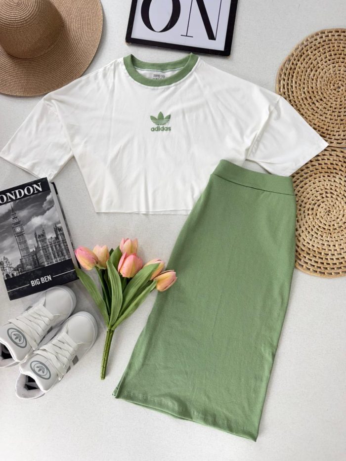 conjunto mídi adidas 000446 conjunto mídi adidas 000446