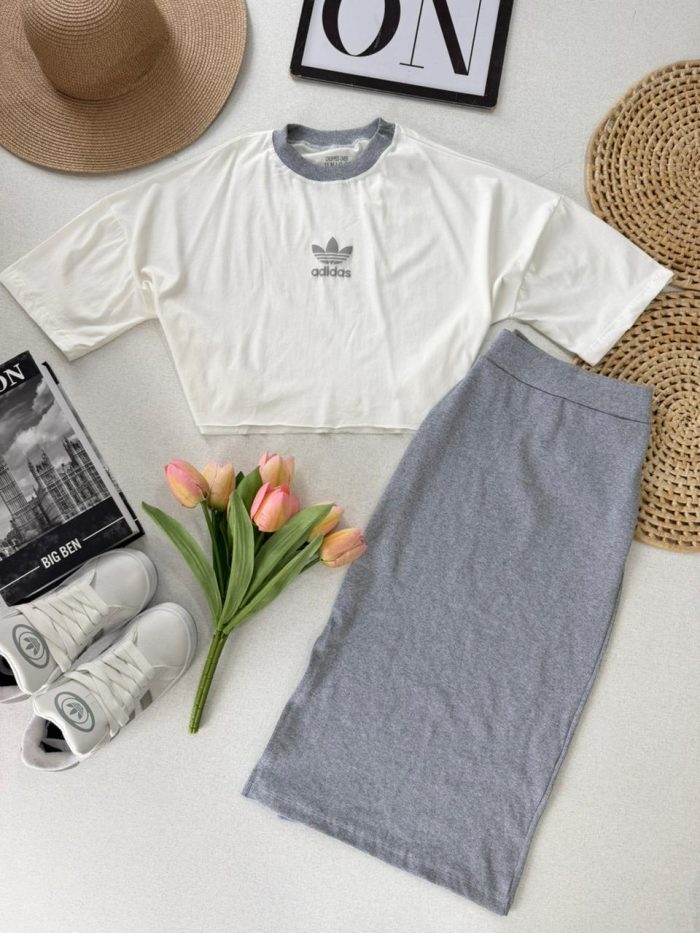 conjunto mídi adidas 000446 conjunto mídi adidas 000446