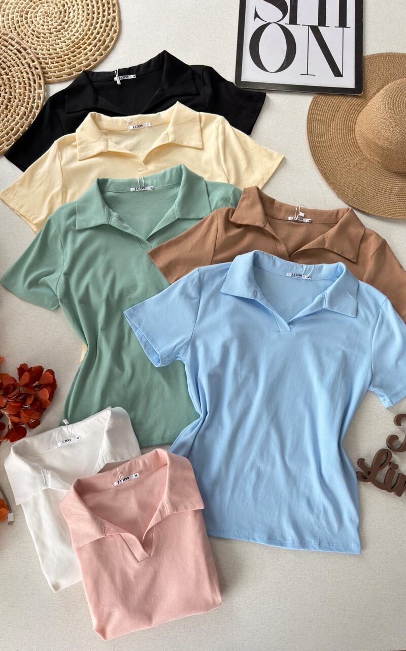 blusa polo lary 00090