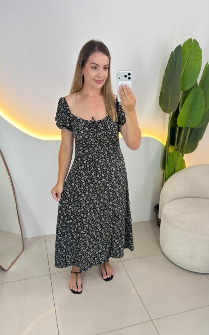 vestido camponesa preto 000206 vestido camponesa preto 000206