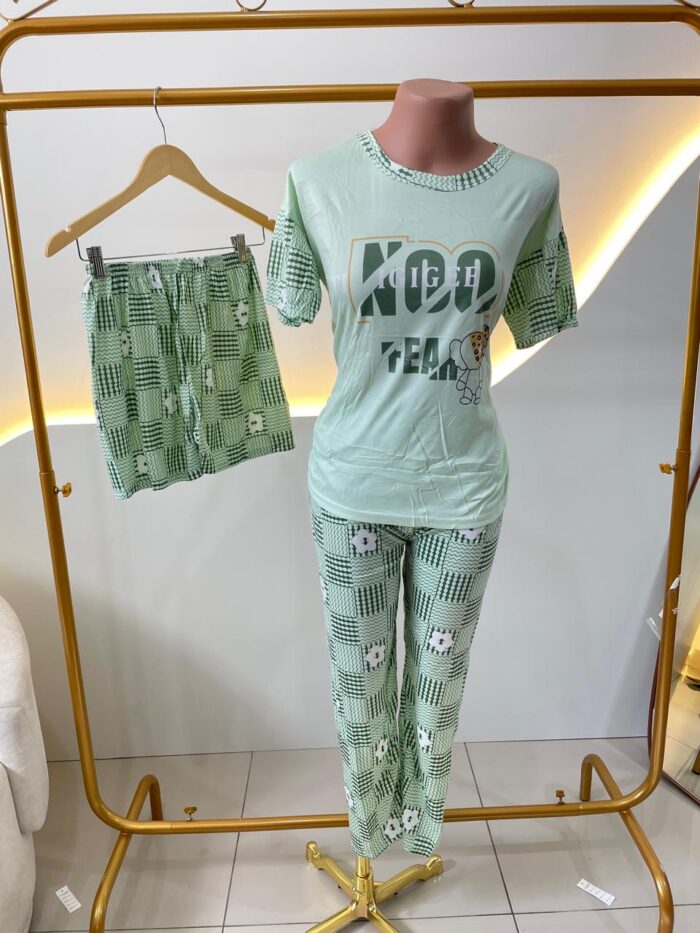 pijama 3 peças capivara 000537