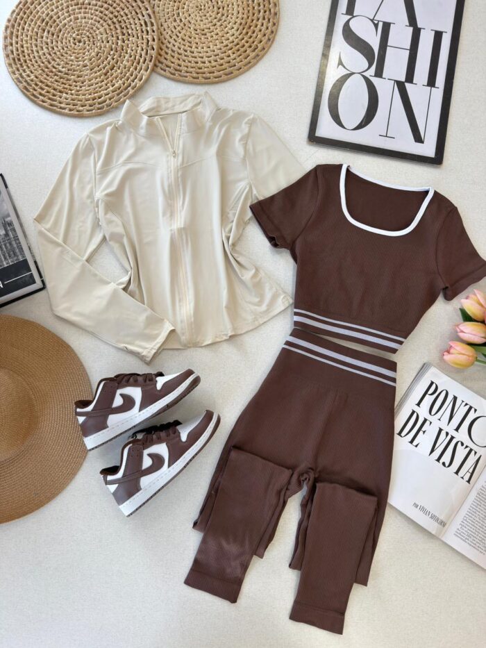 conjunto fitness canelado premium 000151 conjunto fitness canelado premium 000151