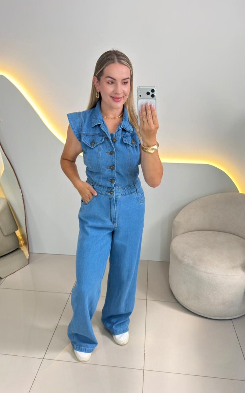 macacão longo jeans 000436