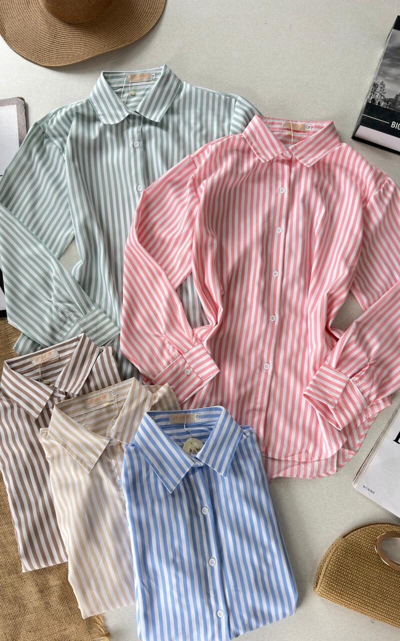 camisa listrada manga longa 000172