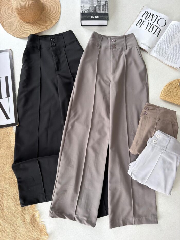 calça alfaiataria pantalona 000401