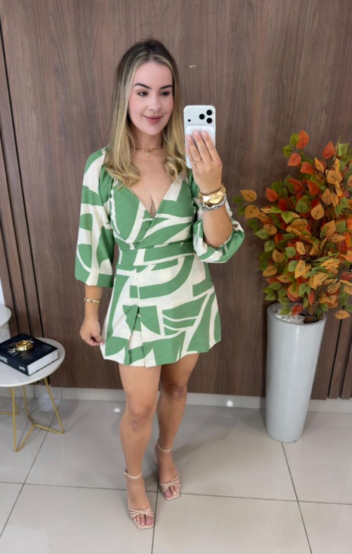 macaquinho michely verde 000187 macaquinho michely verde 000187