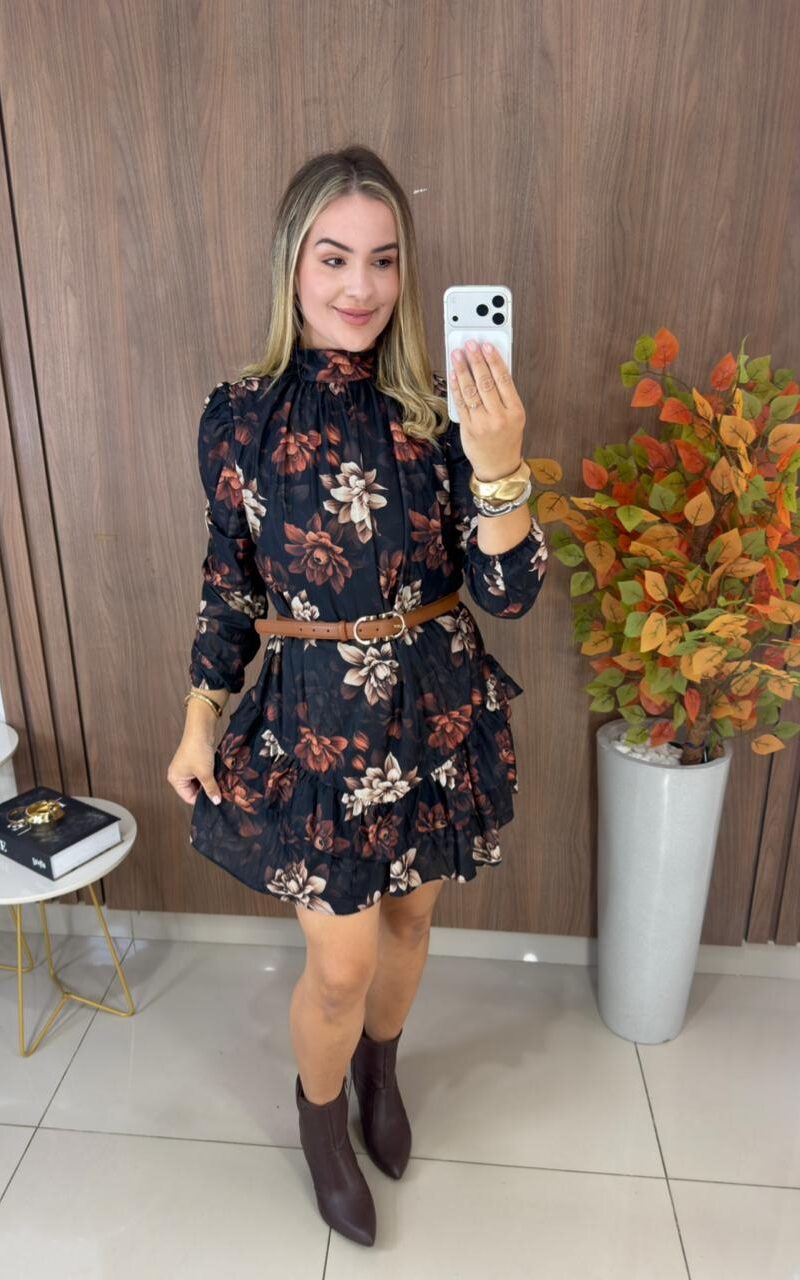 vestido chiffón 000149