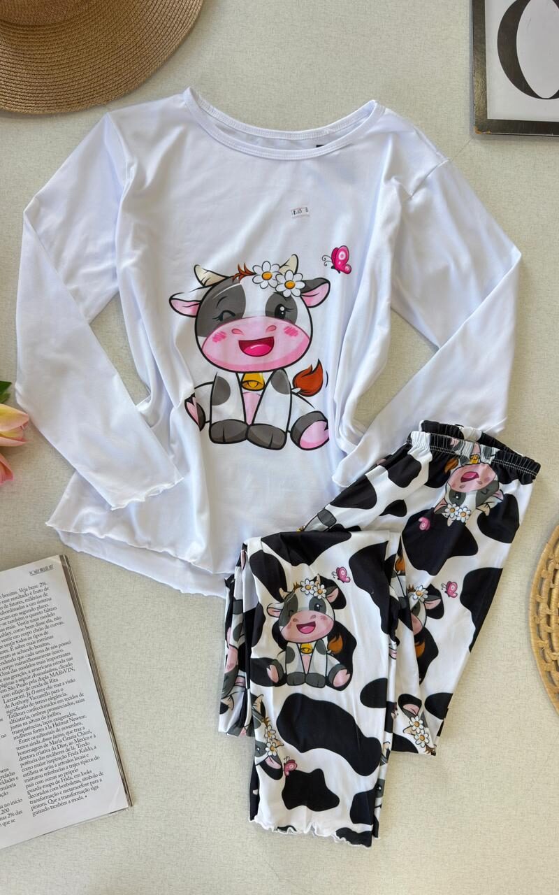 Pijama Feminino Vaquinha 000443