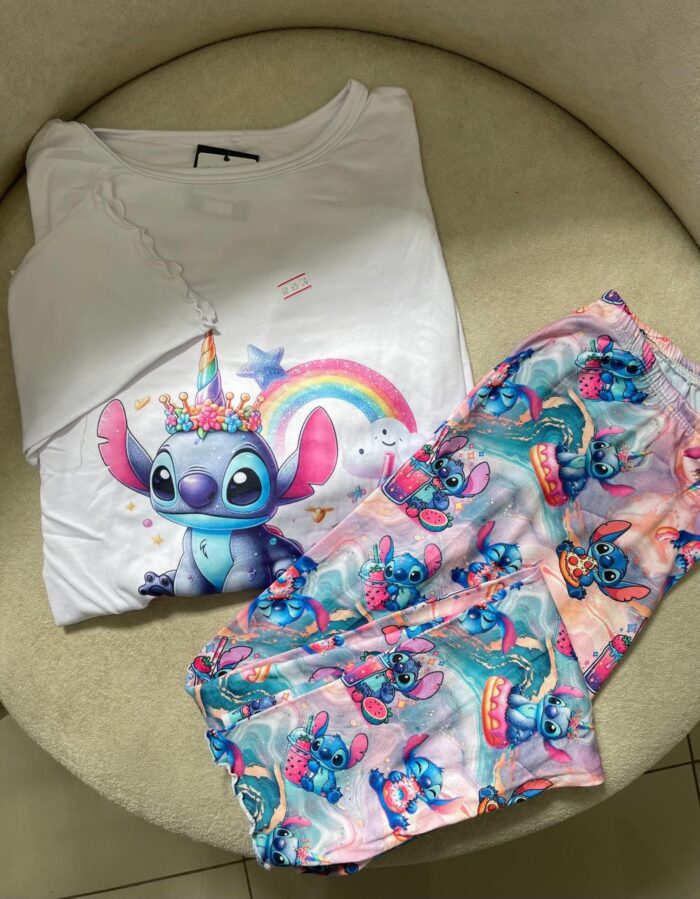 pijama feminino stitch 000443