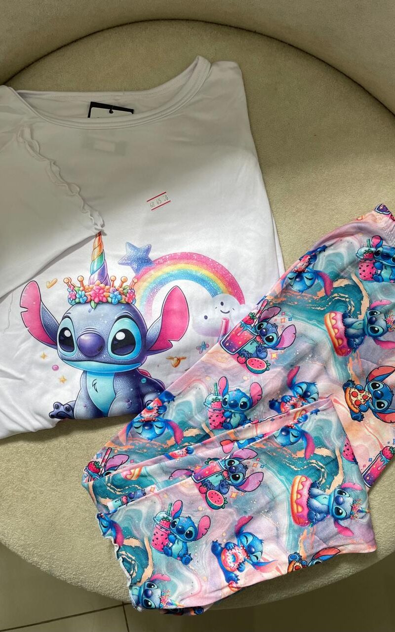 pijama feminino stitch 000443
