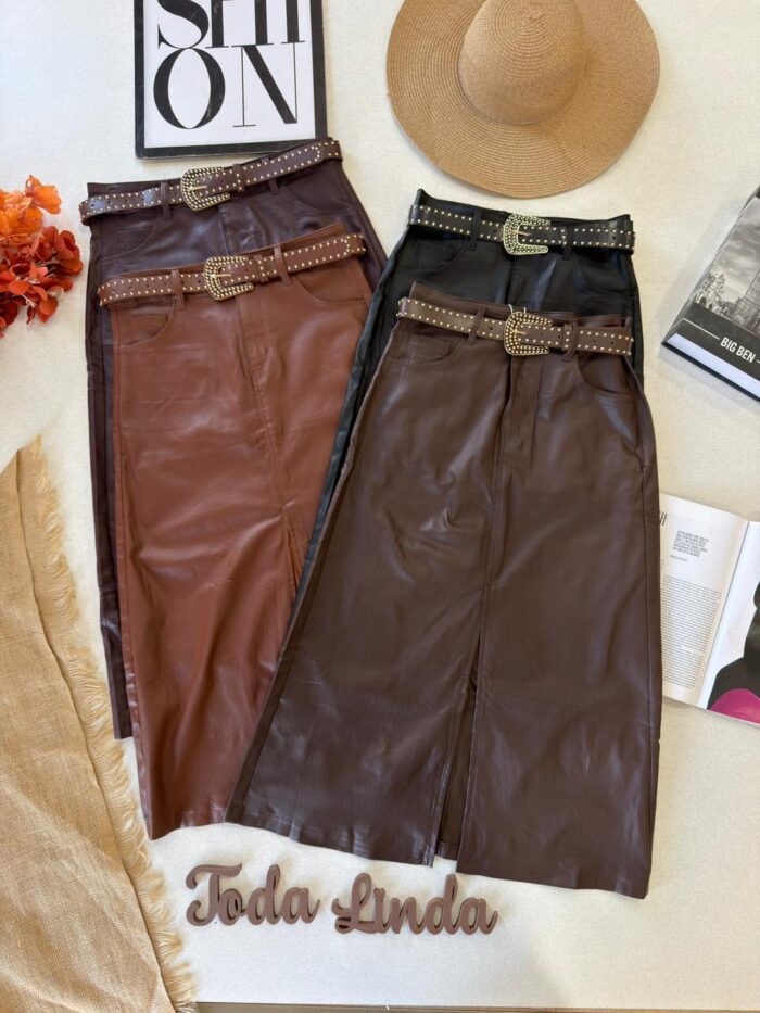 saia de couro eloá 000363