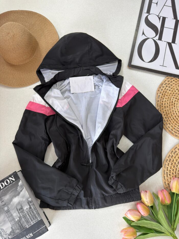 jaqueta corta vento branca 000397