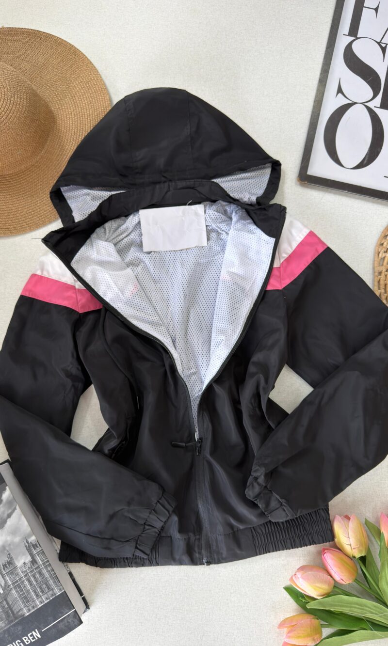 jaqueta corta vento branca 000397