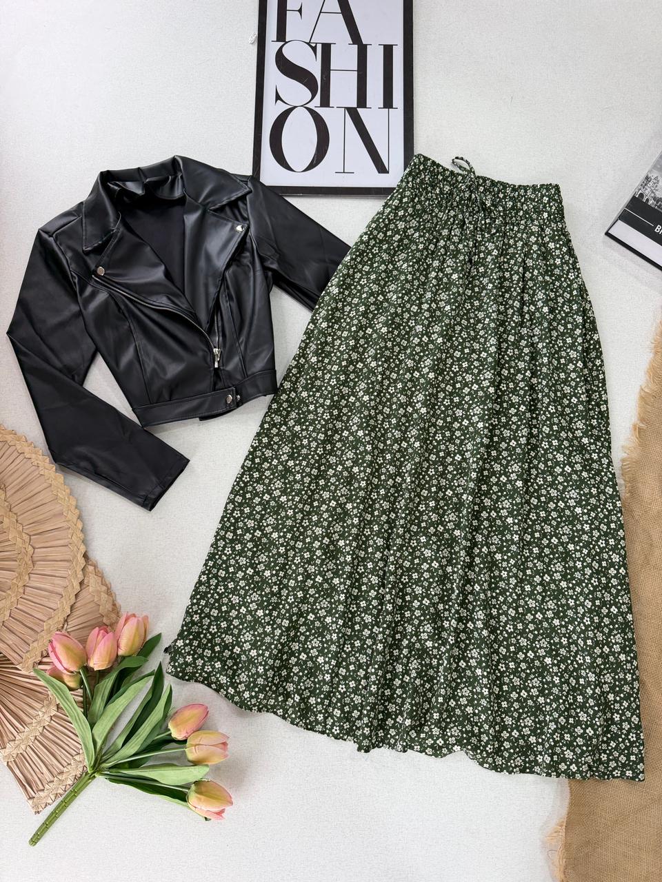 Saia Laís Verde 000171