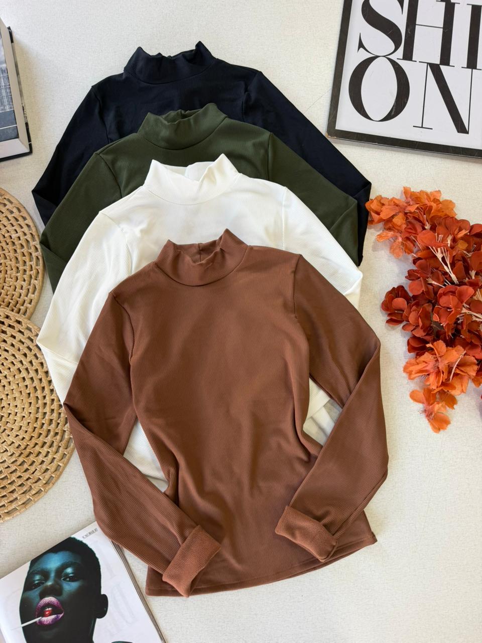 Blusa Canelada Lais 000218