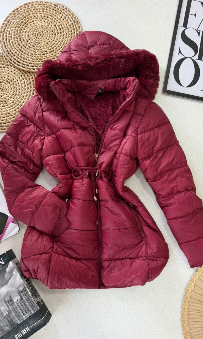 Jaqueta Puffer Vinho 000422