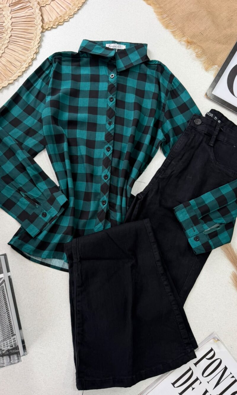 camisa xadrez ariana 000029 camisa xadrez ariana 000029