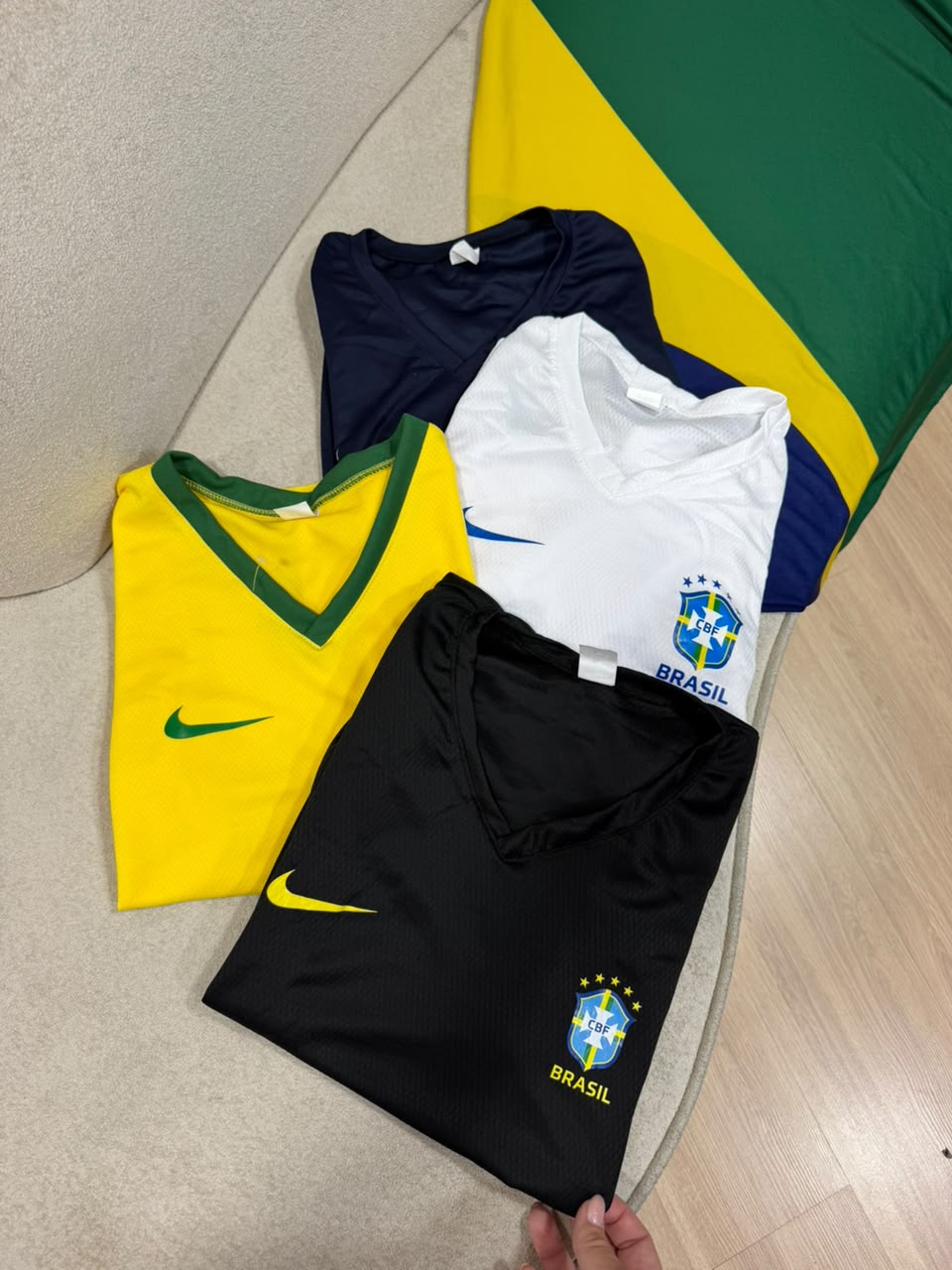 camisas brasil dry fit 000398