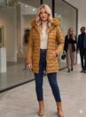 parka suede dupla face caramelo 000260